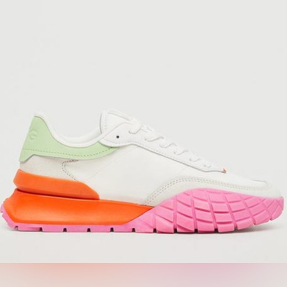 MANGO Leather Sneakers - Picture 3 of 7